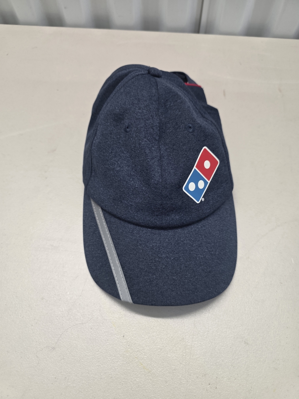 Dominos Pizza Hat  Reflective Stripe Delivery Uniform  One Size